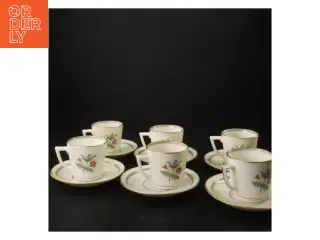 Kaffekopper med underkopper fra Royal Copenhagen