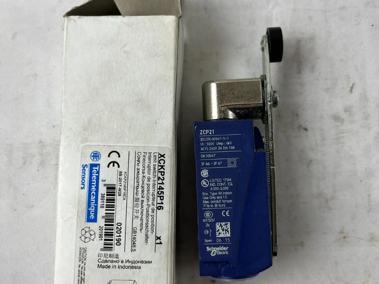 Billede 2 - Telemecanique XCKP2145P16 endestopkontakt Roller