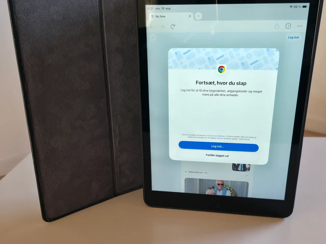 Billede 6 - IPad 9 + nyt læder cover