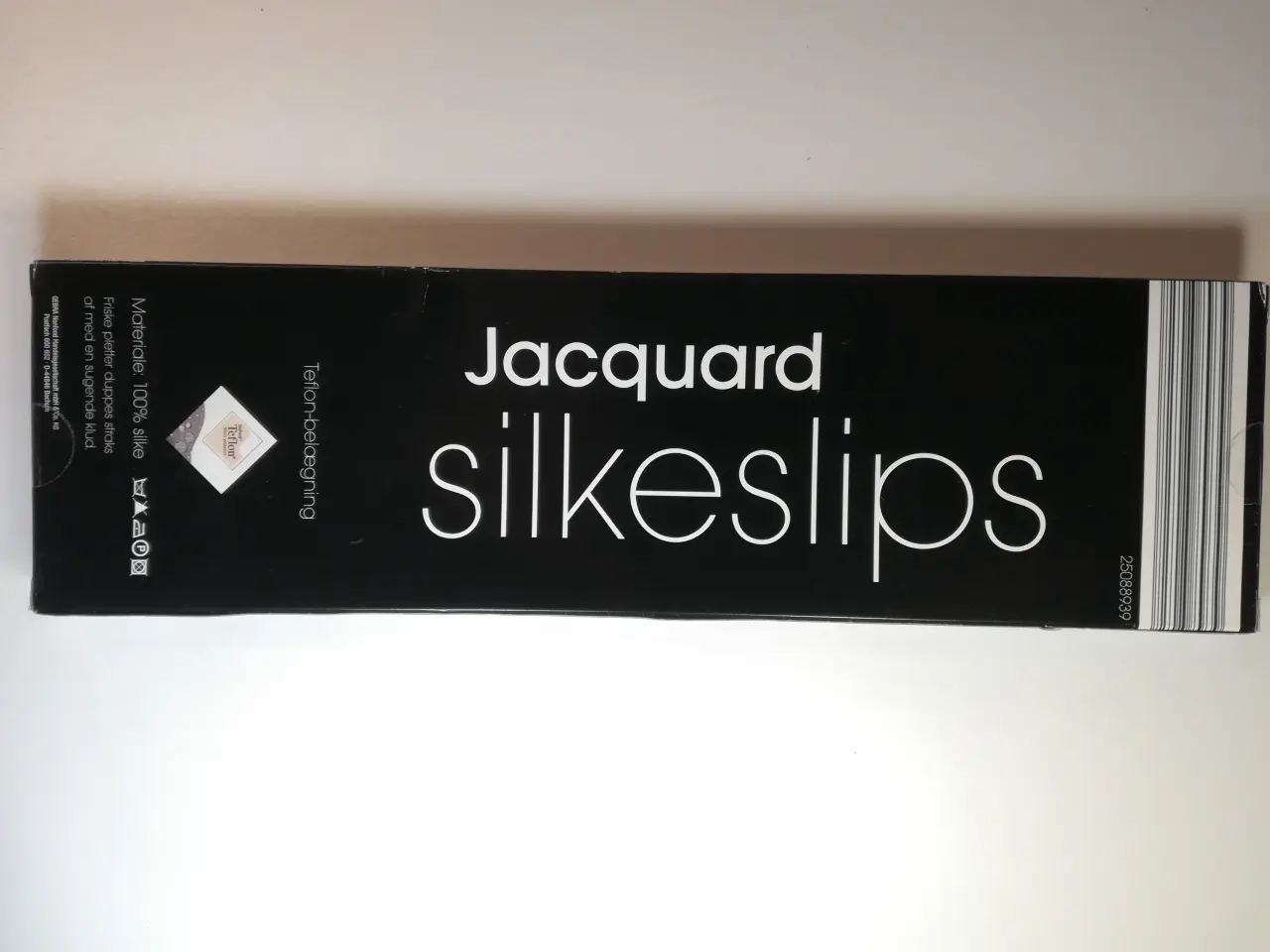 Billede 2 - Jacquard silkeslips - Enrico Mori - m. blå cirkler