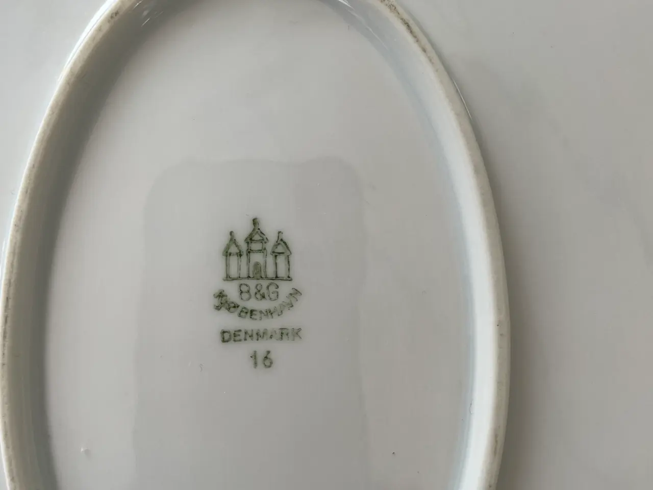 Billede 6 - B&G elegance hvide ovale fade