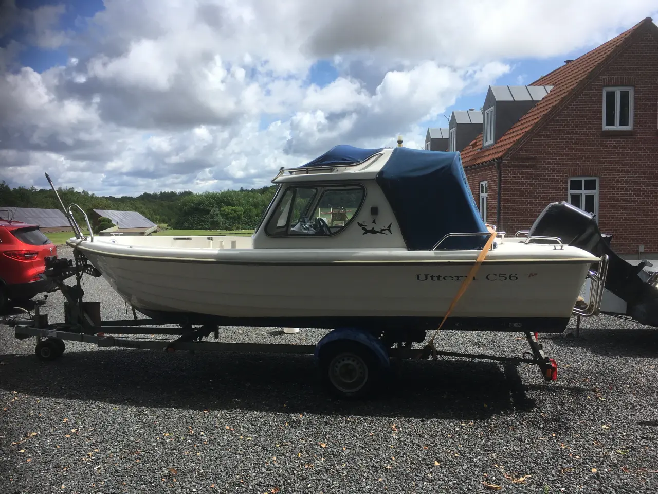 Billede 4 - Bovreider / motorbåd  Uttern C56 incl. trailer