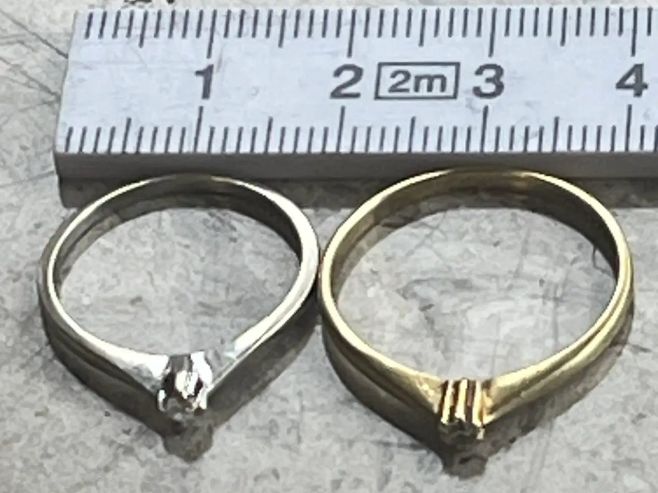 Billede 7 - Solitairering i 14 karat hvidguld.