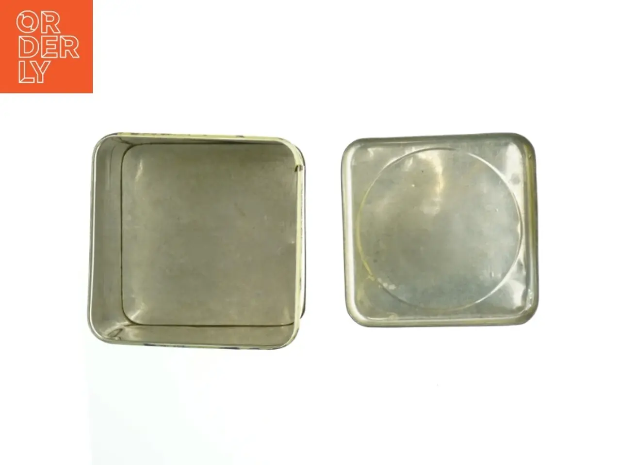 Billede 2 - Vintage H. C. Andersen metal opbevaringskasse (str. 18x18 cm)