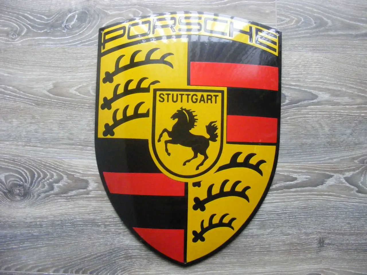 Billede 1 - Nyt emaljeskilt Porsche