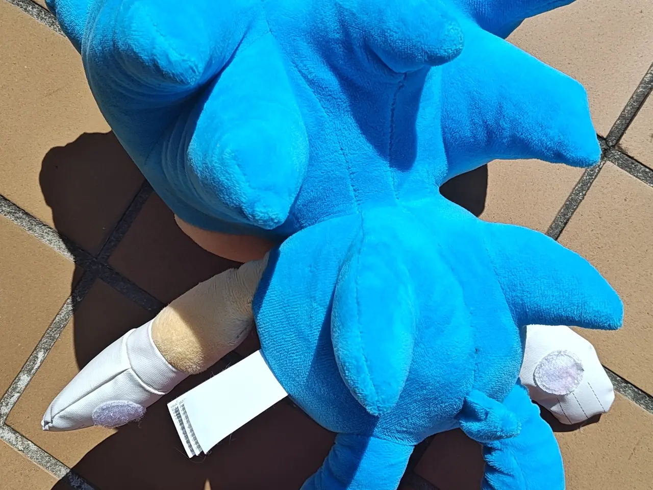 Billede 3 - STOR Sonic the Hedgehog Bamse