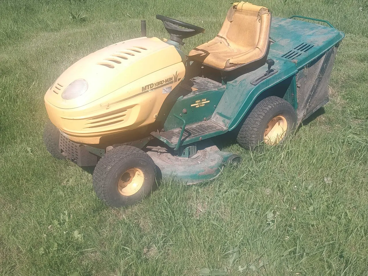 Billede 3 - Mtd yardman 2.cyl m. Hydrostat og opsamler