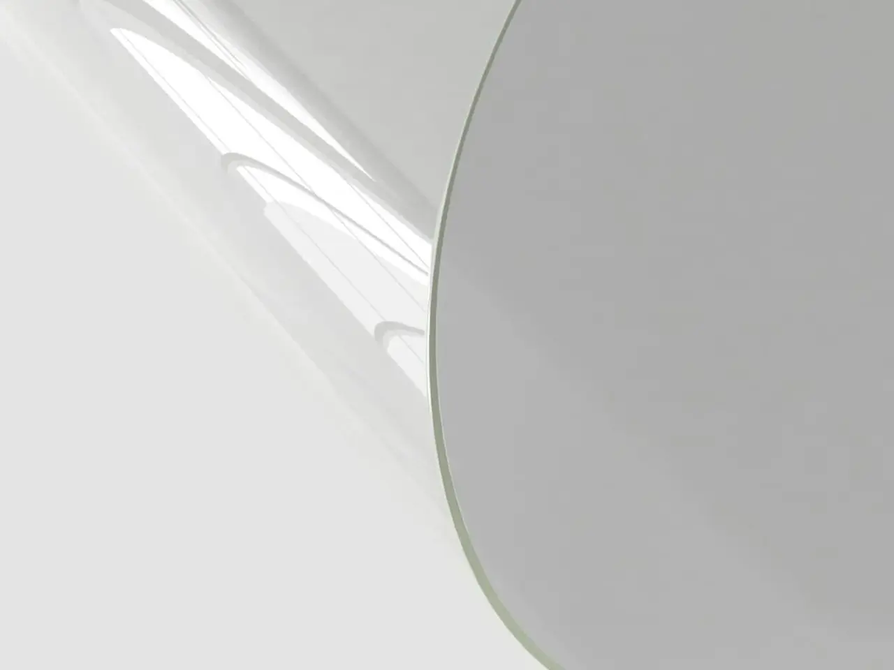 Billede 3 - Rund bordbeskytter Ø 110 cm - 1,6 mm PVC, transparent
