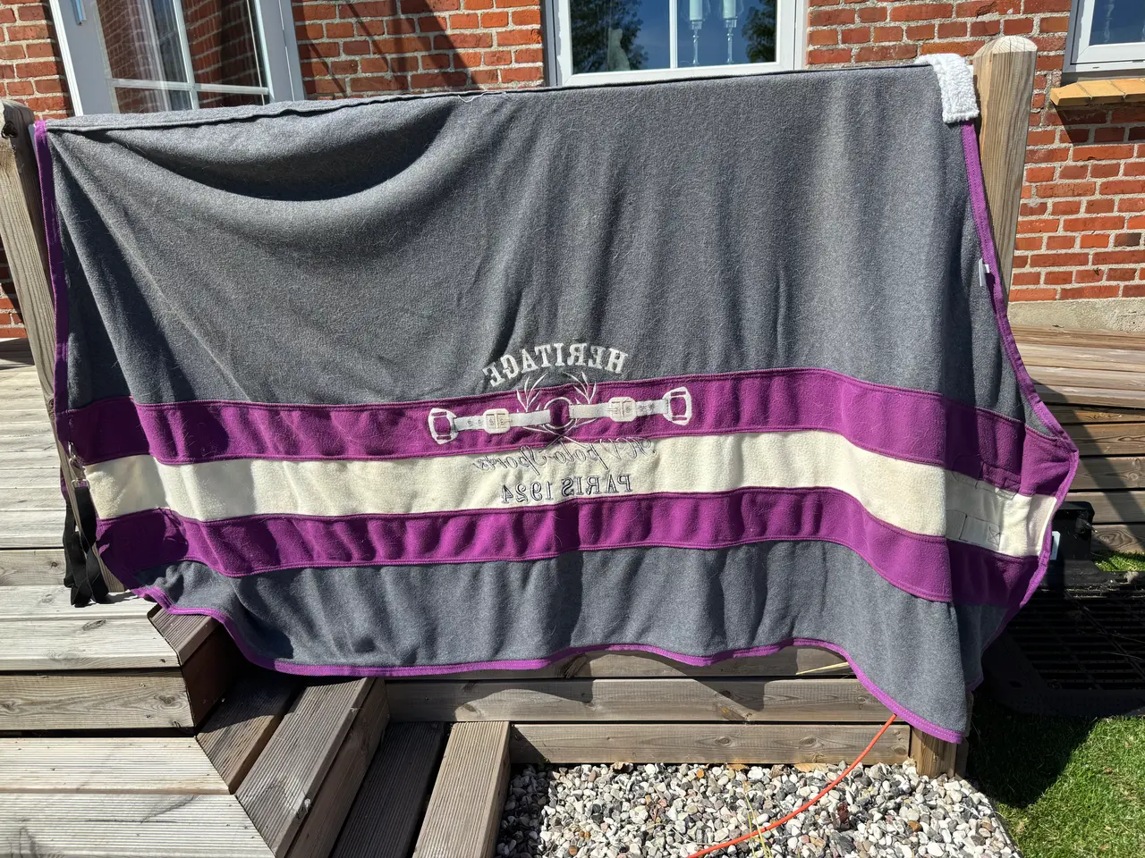 Billede 3 - Fleece tæppe str. 145 cm.