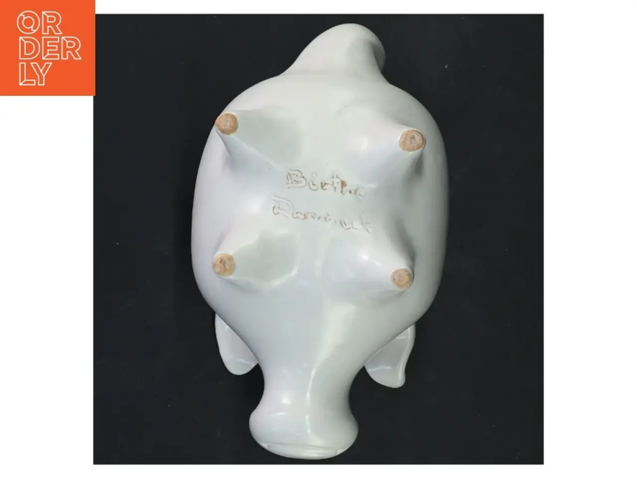 Billede 2 - Keramik griseformet beholder (str. 22x12 cm)