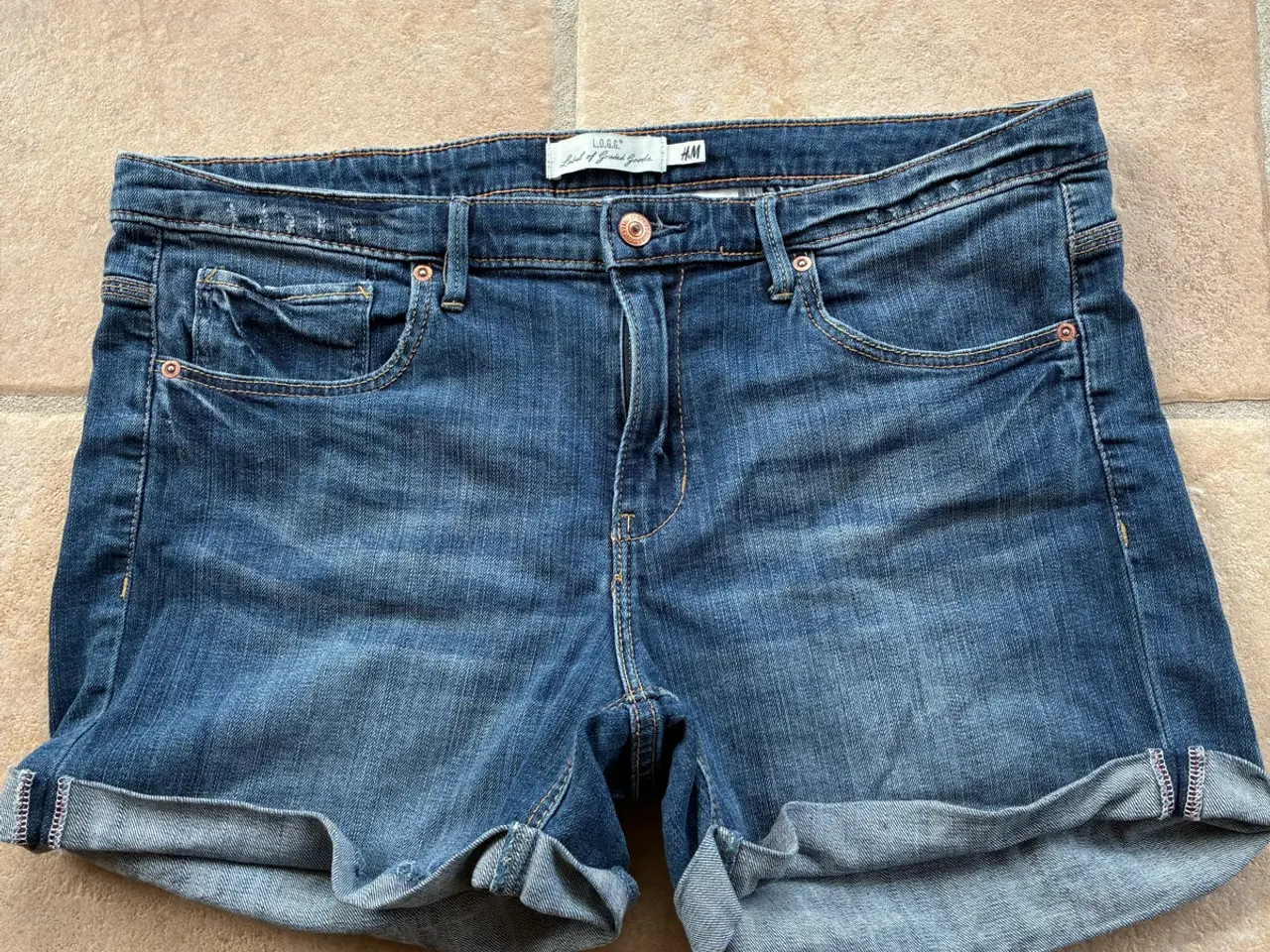 Billede 1 - H&M L.O.G.G. Denim shorts str. 33