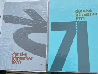 Danske frimærker årsmapper 70-85