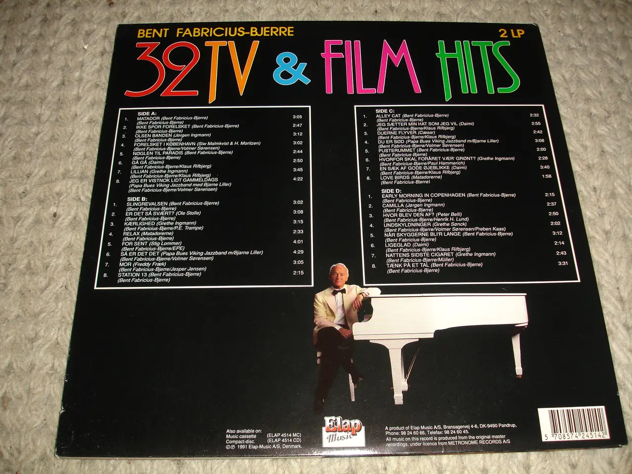 Billede 4 - Bent Fabricius-Bjerre – 32 Tv & Film Hits