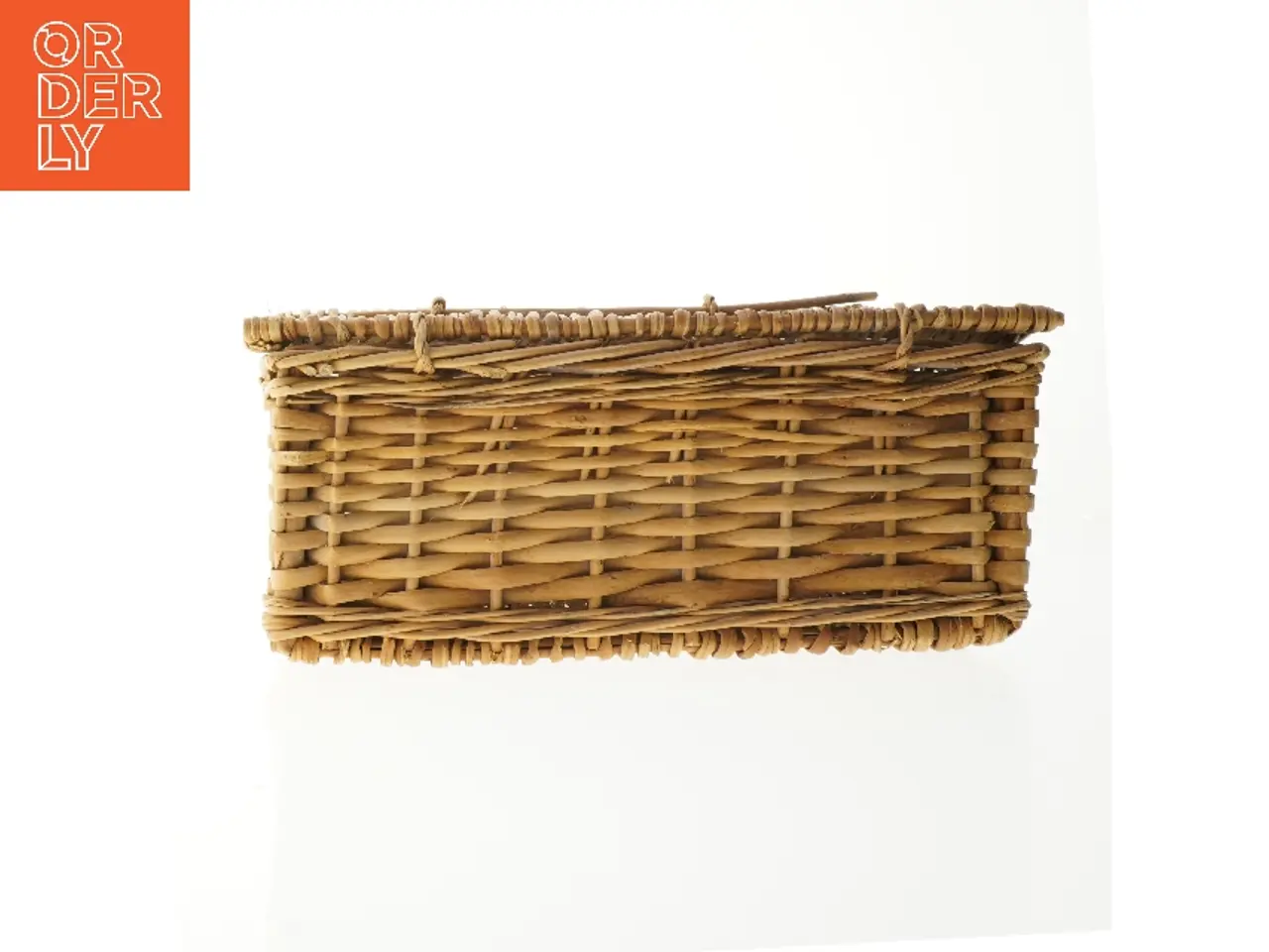 Billede 1 - Flettet opbevaringskurv (str. 36x26 cm)