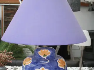 Flot blå bordlampe