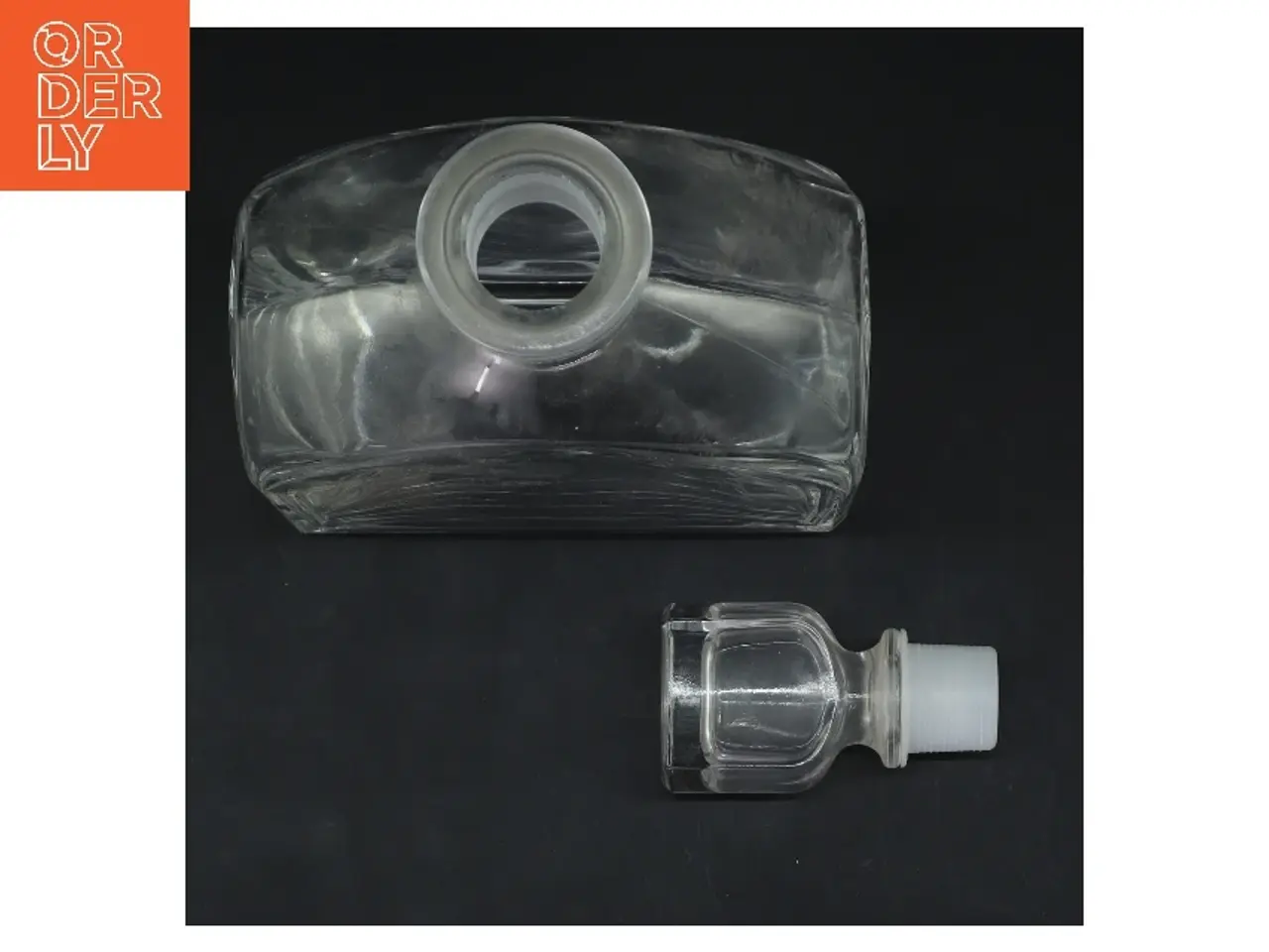 Billede 4 - Glas karaffel med prop (str. 26x13,5 cm)
