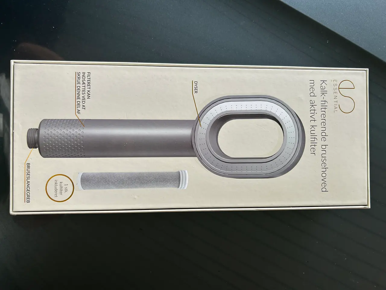 Billede 2 - Brusehoved med aktivt kulfilter