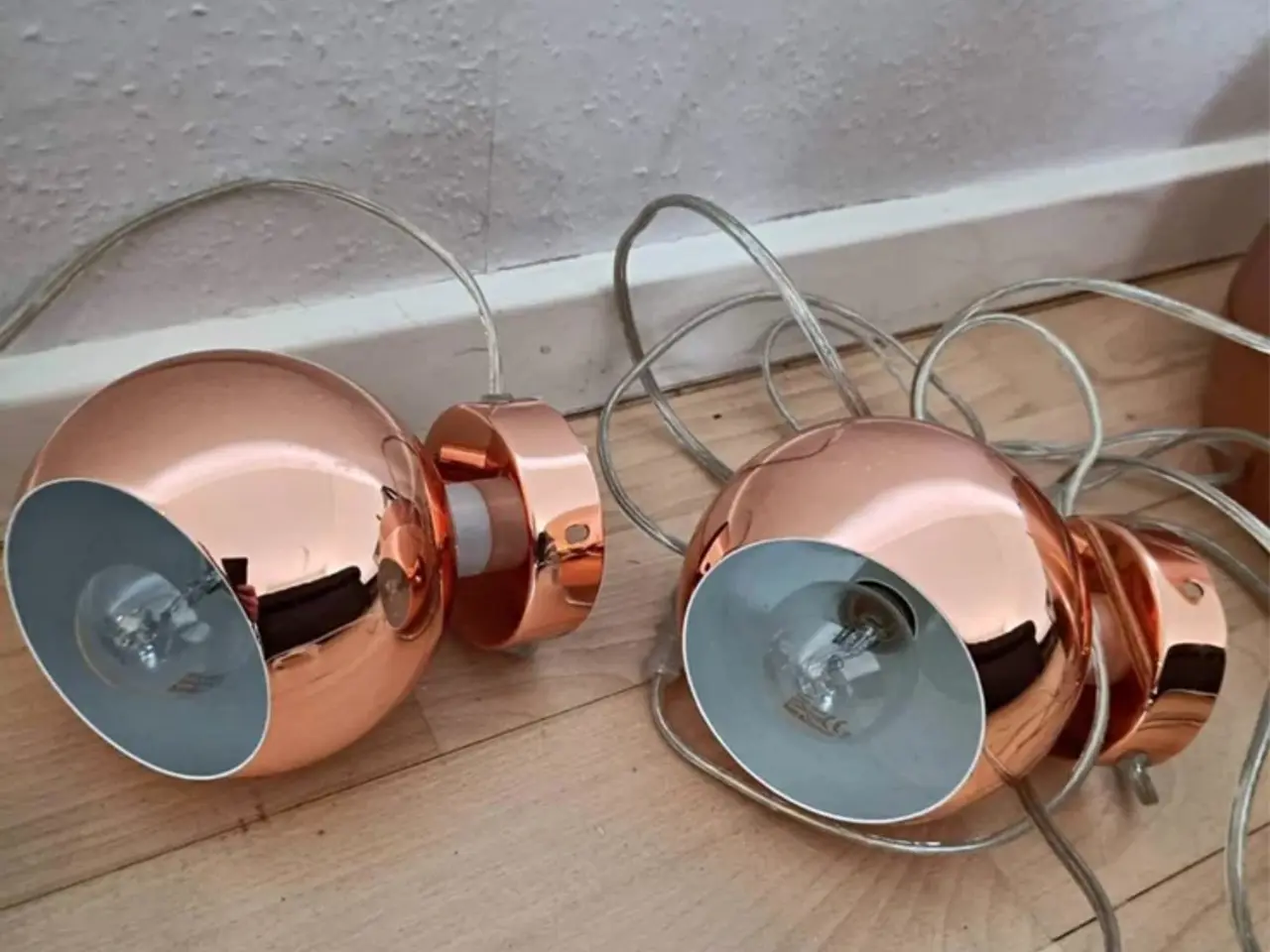 Billede 1 - Lamper kobberfarvet