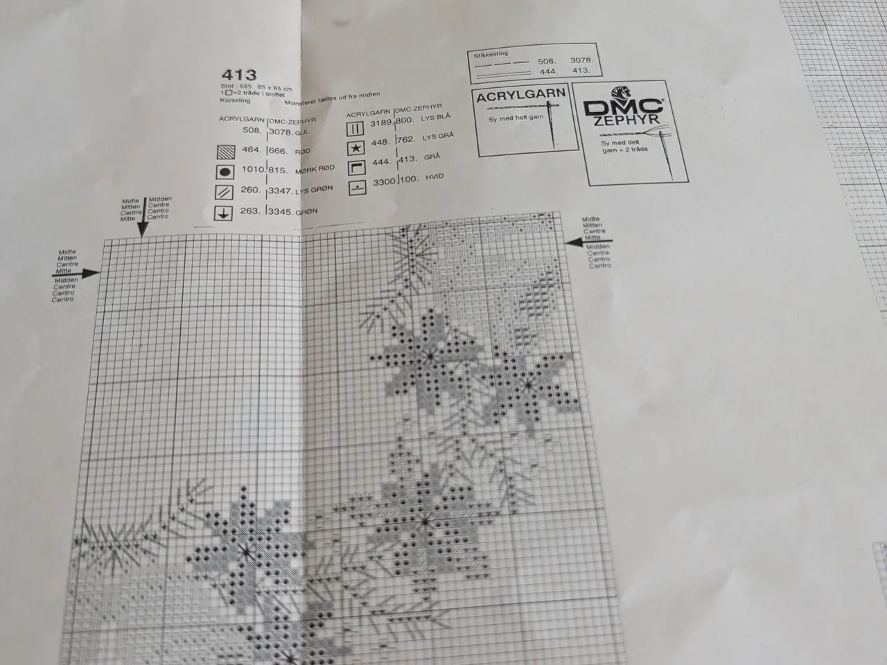 Billede 9 - Mønsterark fra Familie Journal nr 40/96 broderi
