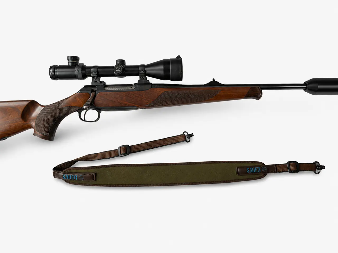 Billede 1 - Sauer 202 kal. 6,5x55  incl. Zeiss Varipoint V 2,5-10x50 mm T* Sauer Titanium  Pro lyddæmper
