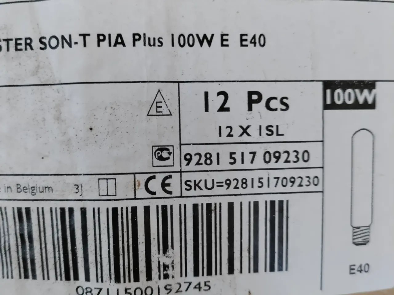 Billede 1 - Phillips Masterson-T PIA PLUS 100 W. E40