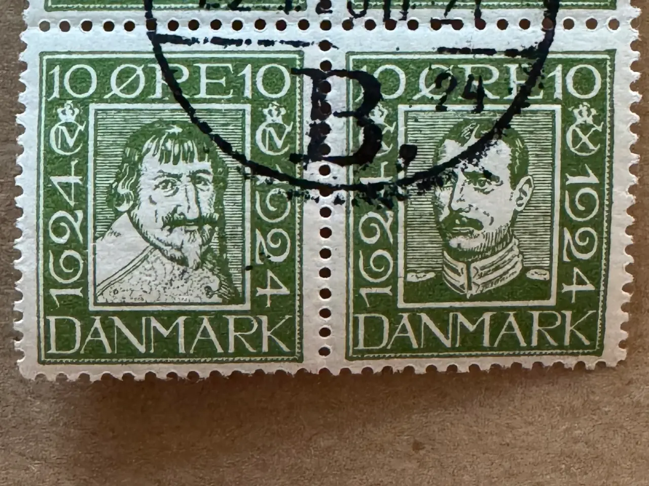 Billede 5 - AFA 132 - 143 Fireblok 1924 Postvæsnets 300-års