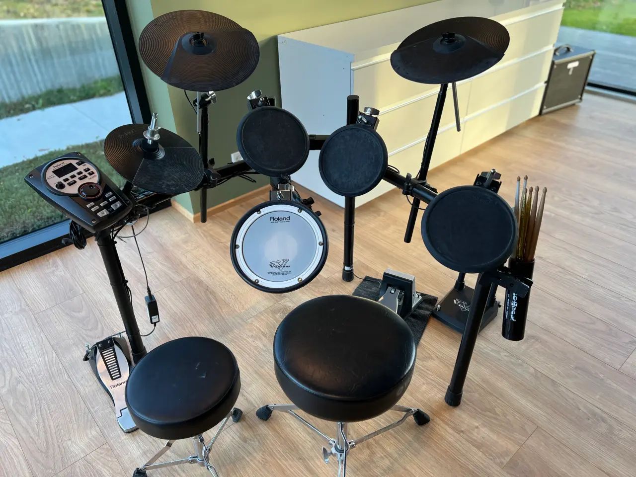 Billede 1 - Roland TD-11K elektronisk trommesæt + tilbehør