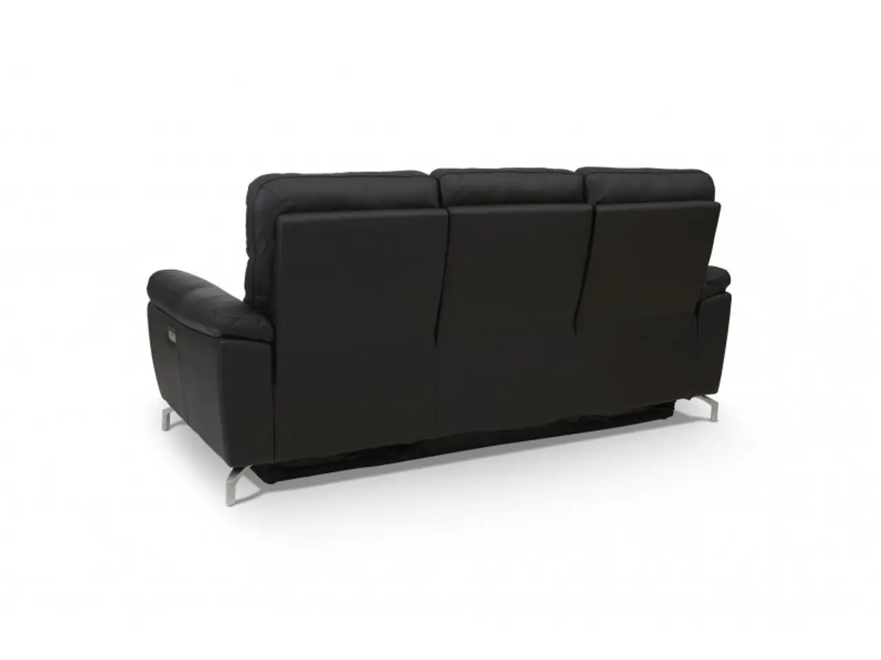 Billede 4 - Selesta Recliner 3 pers. lædersofa sort