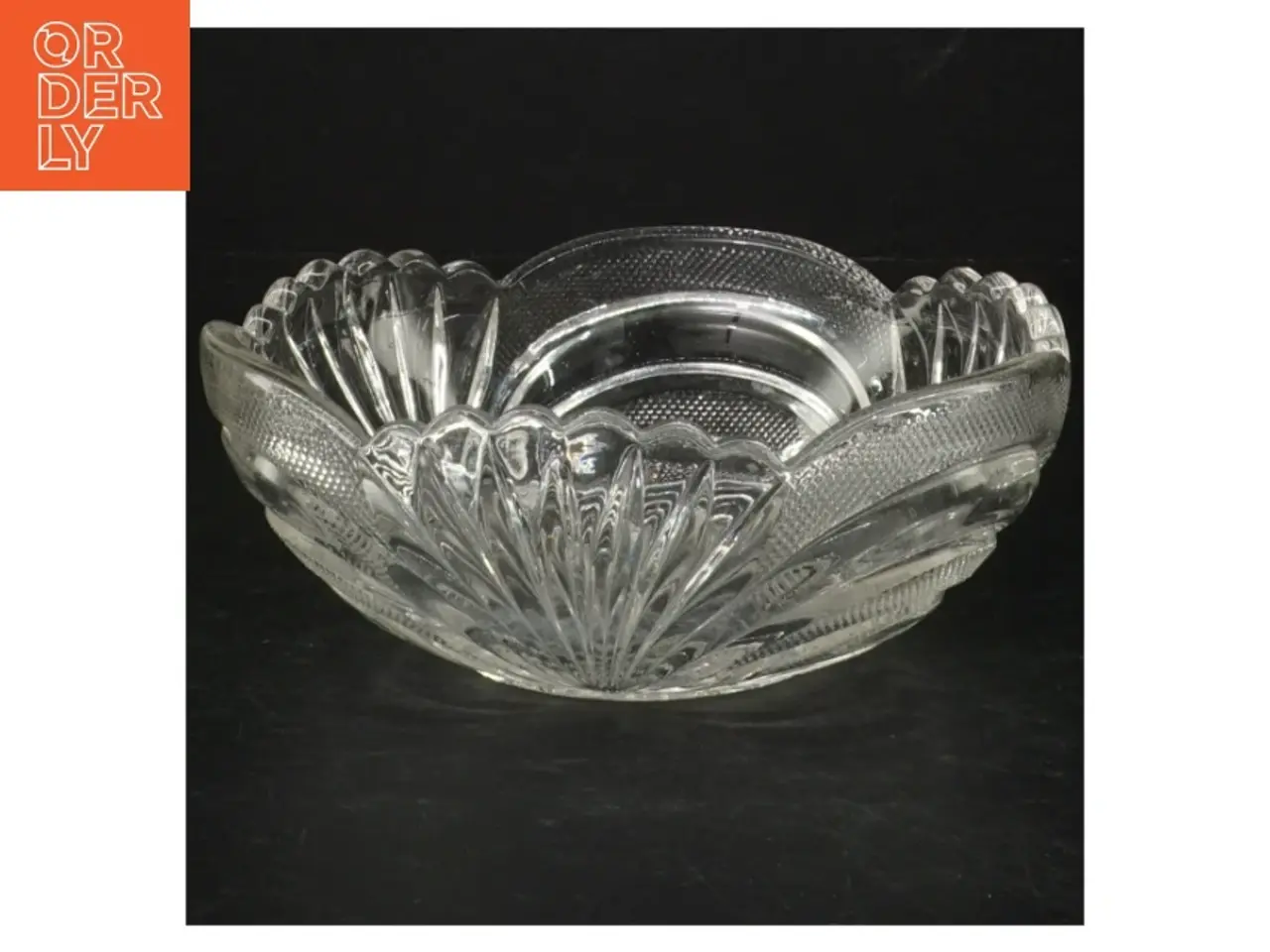 Billede 1 - Gl. Glasskål (str. Ø. 16 cm)