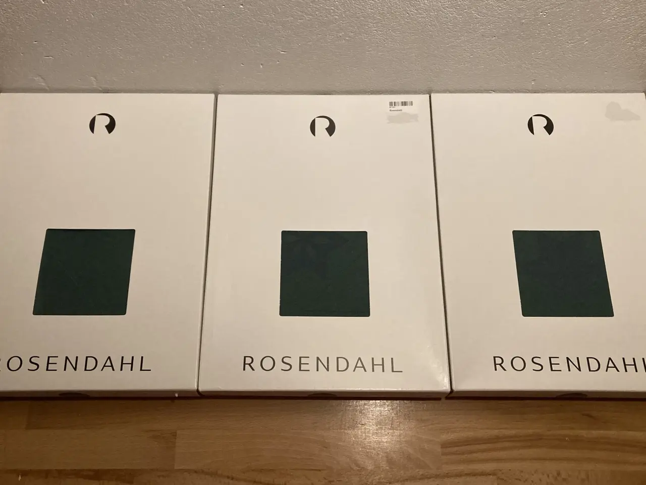 Billede 6 - Rosendahl - 3 stk juleduge🎄- grøn damask - NYE
