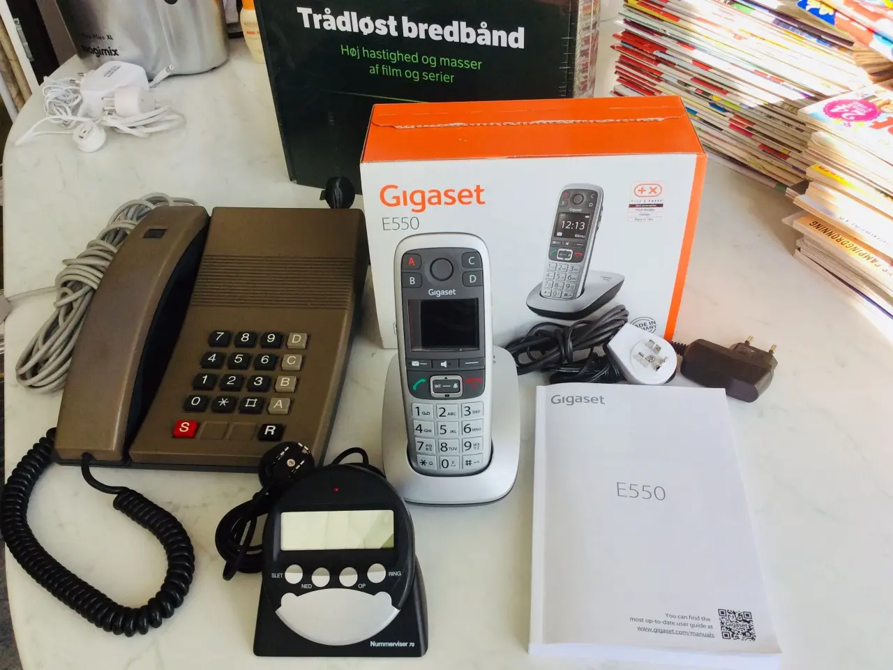 Billede 1 - Ny Flytbar & Fastnettelefon.