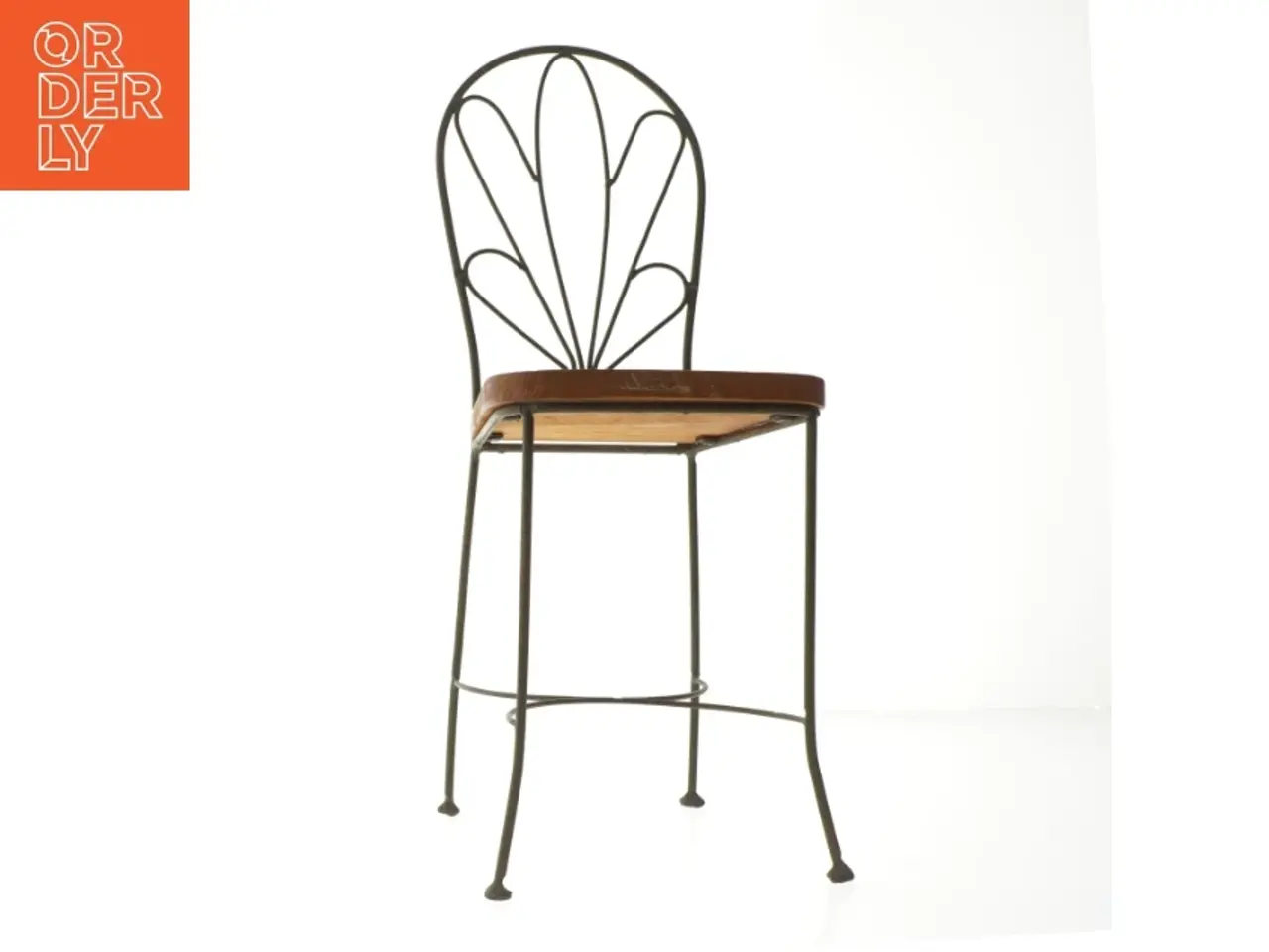 Billede 1 - Stol med metalramme (str. 43x16 cm)