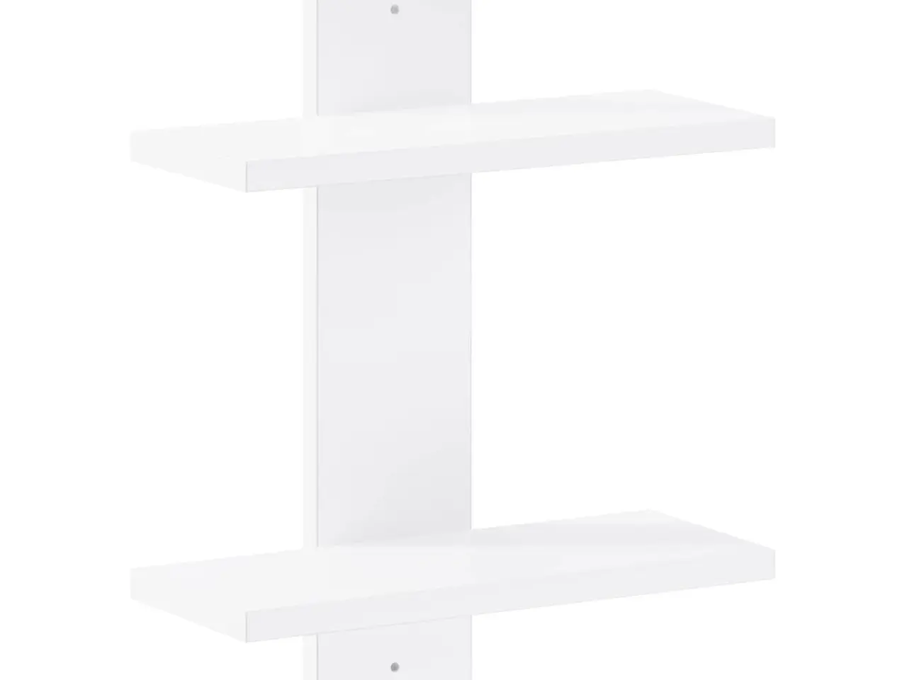 Billede 2 - Væghylde hvid 30 x 13,5 x 43 cm i konstrueret træ