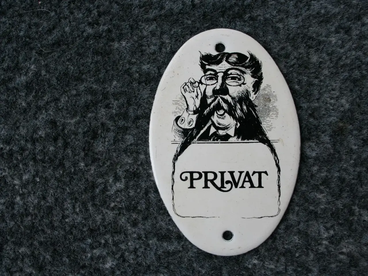 Billede 1 - Emaljeskilt Privat