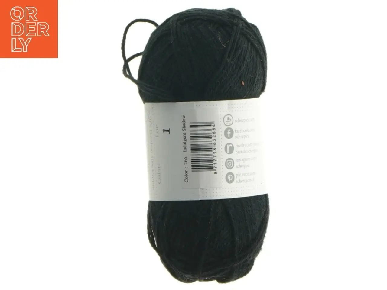Billede 3 - Sort bambusgarn fra Scheepjes (str. 150 m mm)