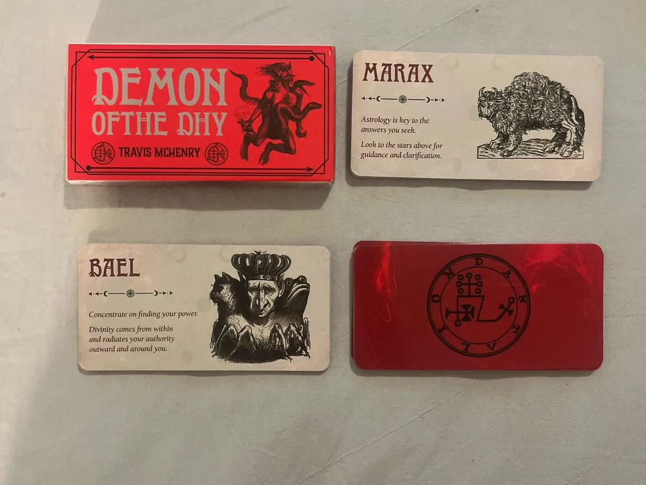 Billede 1 - Demon of the Day orakelkort af Travis McHenry