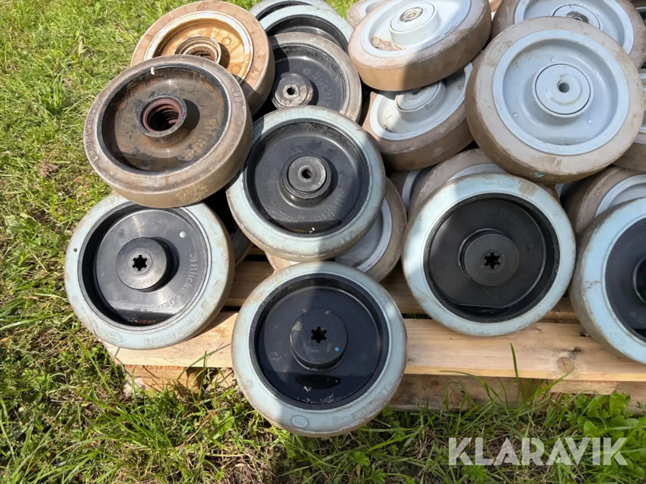 Billede 7 - Containerhjul med lejer - cirka 50 styks