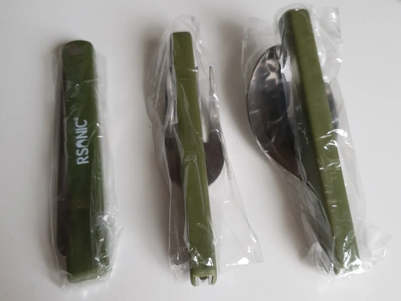 Billede 2 - NY! RSONIC Camping Spisesæt (Ske / Gaffel / Kniv)