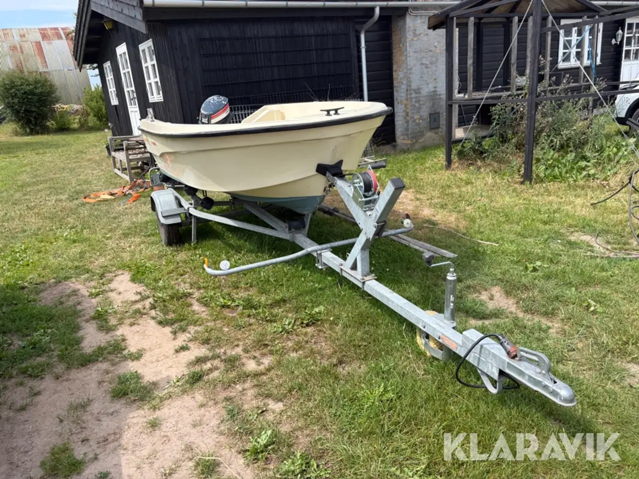Billede 2 - Båd med trailer og motor Micro Fun