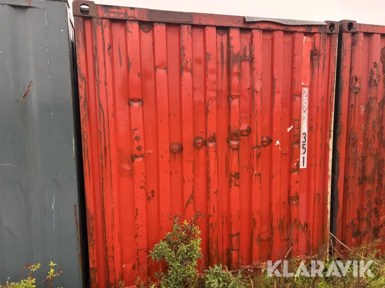 Billede 2 - 20 fods container - med kloak materialer