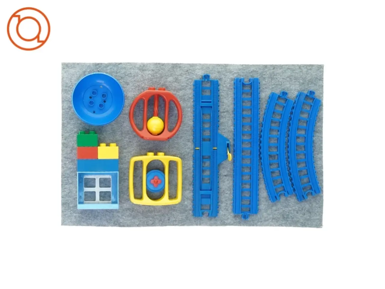 Billede 1 - retro Lego duplo og togskinner