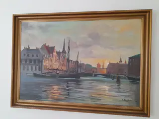 Maleri af N. Jørgensen