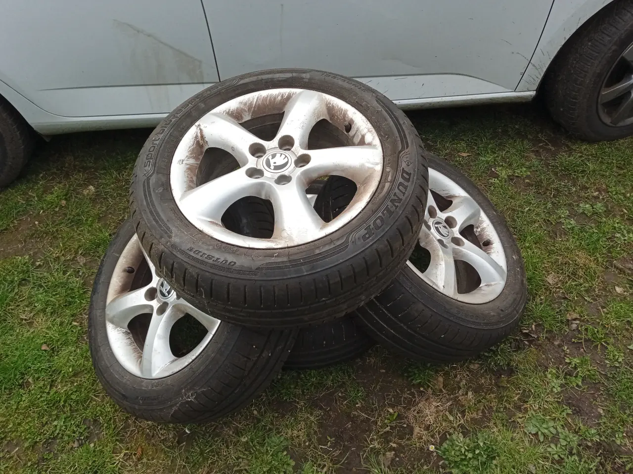 Billede 1 - skoda fabia alufælge