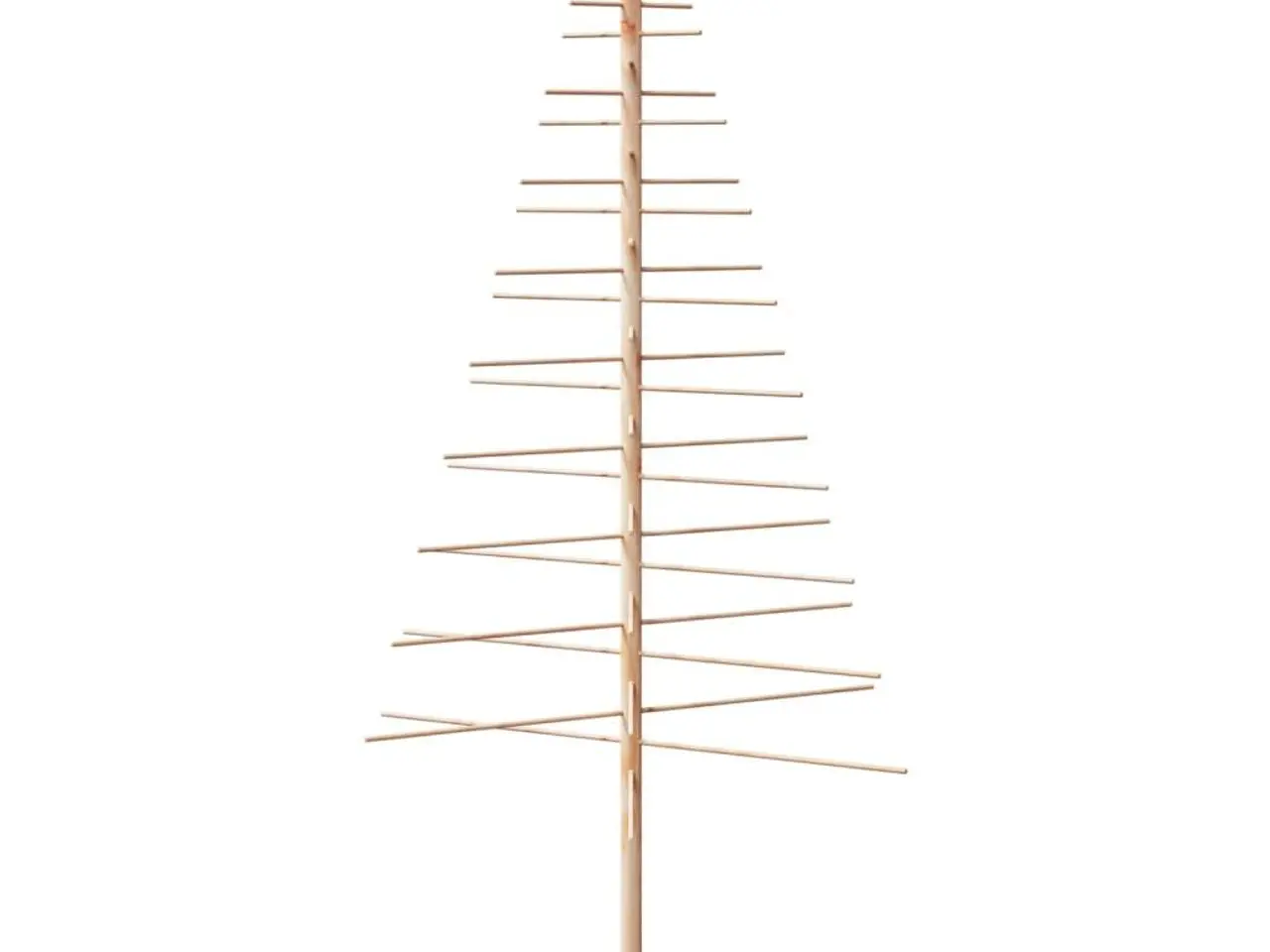 Billede 3 - Dekorativt juletræ i træ 210 cm