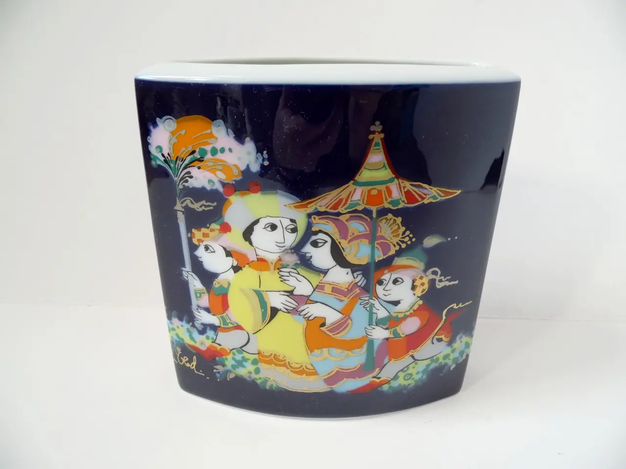 Billede 1 - Bjørn Wiinblad 1001 Nat vase