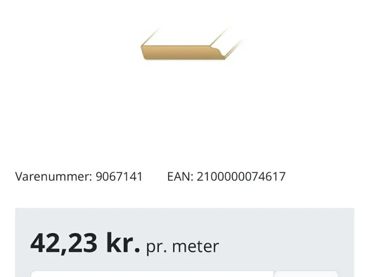 Billede 1 - CT almuelister hvidmalede 5 stk a 360 cm