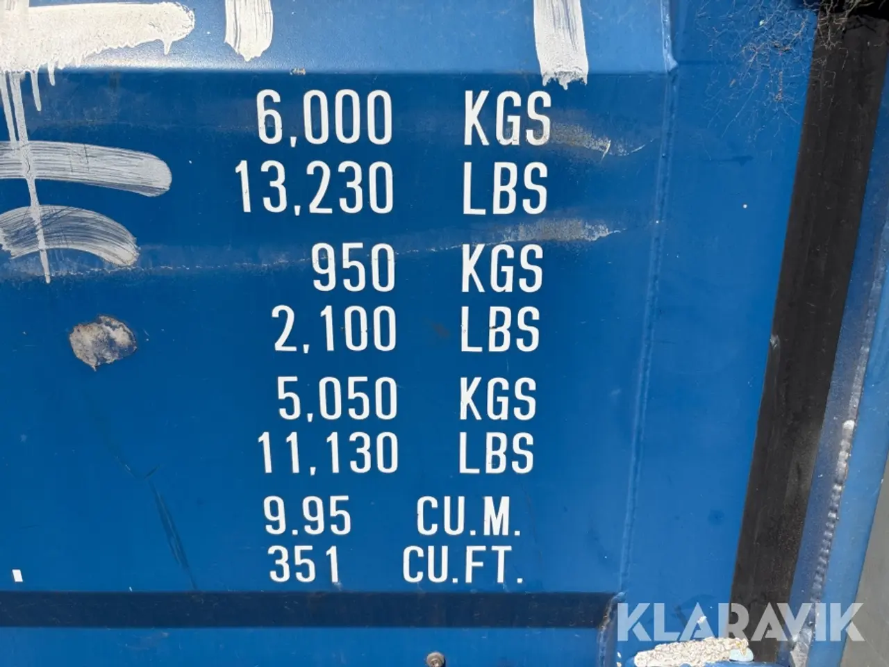 Billede 2 - Lagercontainer Bilsby 8 fod med elinstallation og reolsystem