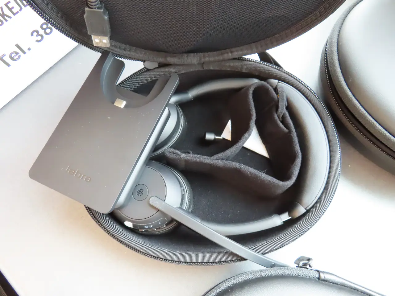 Billede 4 - Headset JABRA Dji Evolve2 55 med ladestand (med dongle)
