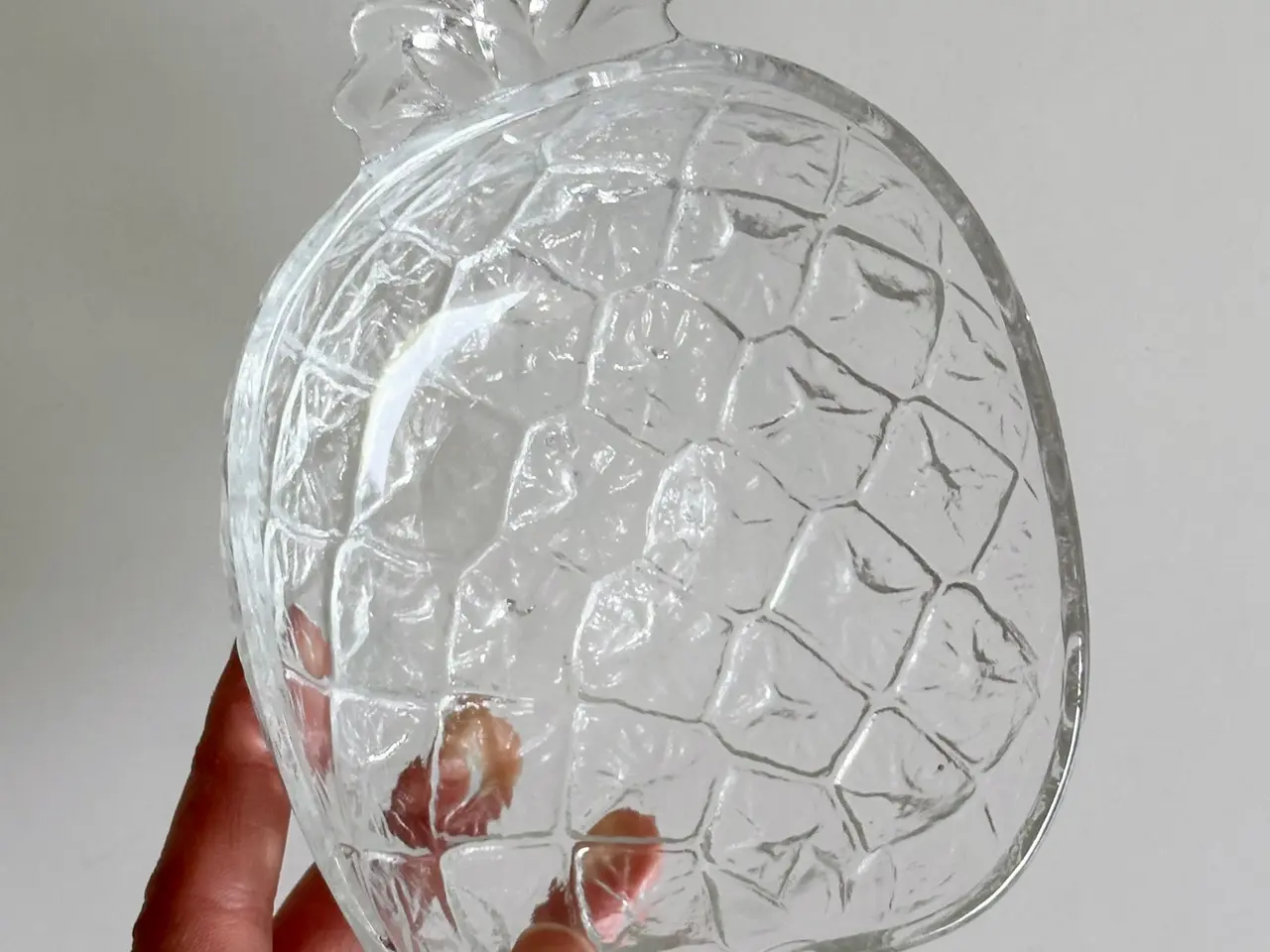 Billede 1 - Glasskål, ananas
