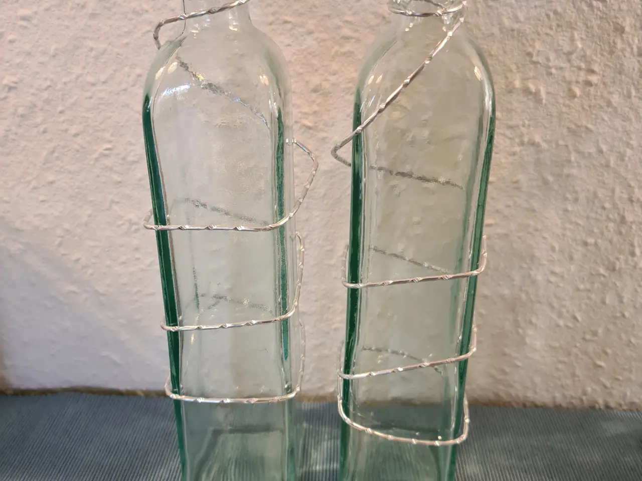 Billede 2 - Hjemme dekoreret glas flasker, vaser